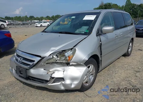 2007 Honda Odyssey Ex-L from USA, damaged, VIN 5FNRL38747B072140